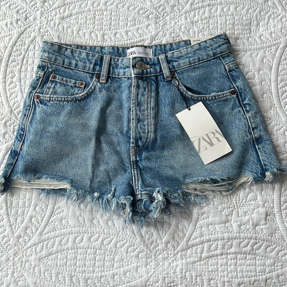 Mid-Rise Zara Jean Shorts